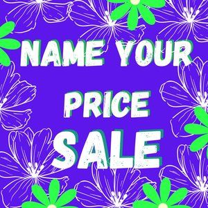 Name Your Price Sale